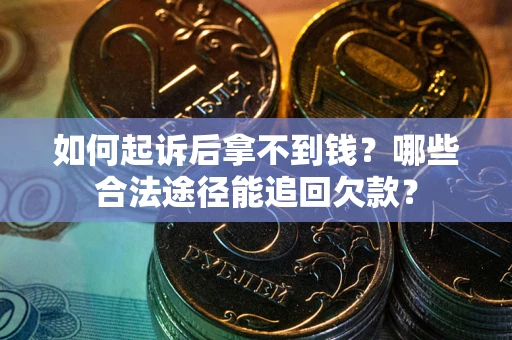 武汉如何起诉后拿不到钱？哪些合法途径能追回欠款？