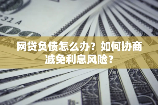 武汉网贷负债怎么办？如何协商减免利息风险？