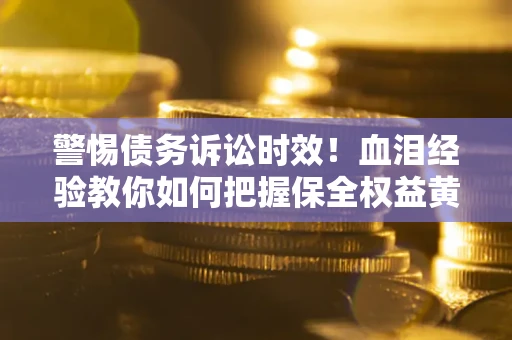 武汉警惕债务诉讼时效！血泪经验教你如何把握保全权益黄金期