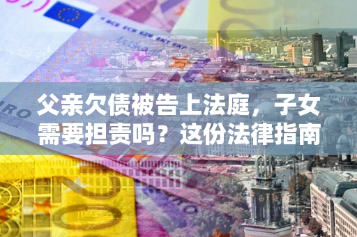 武汉父亲欠债被告上法庭，子女需要担责吗？这份法律指南必须看完