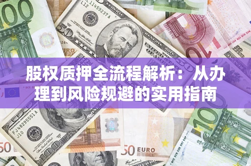 武汉股权质押全流程解析：从办理到风险规避的实用指南