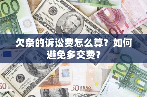武汉欠条的诉讼费怎么算？如何避免多交费？