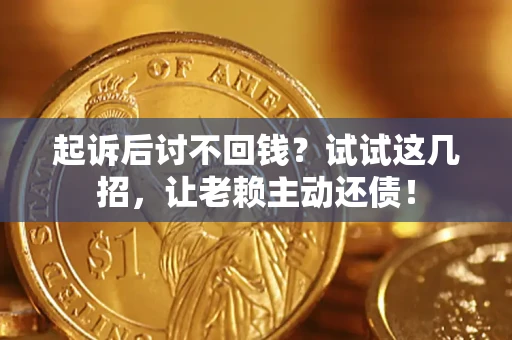 武汉起诉后讨不回钱？试试这几招，让老赖主动还债！