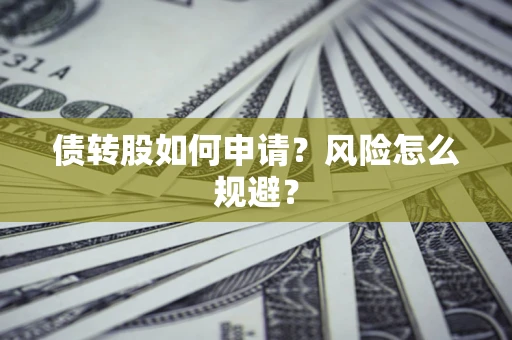 武汉债转股如何申请？风险怎么规避？