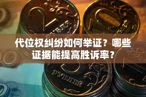 武汉代位权纠纷如何举证？哪些证据能提高胜诉率？