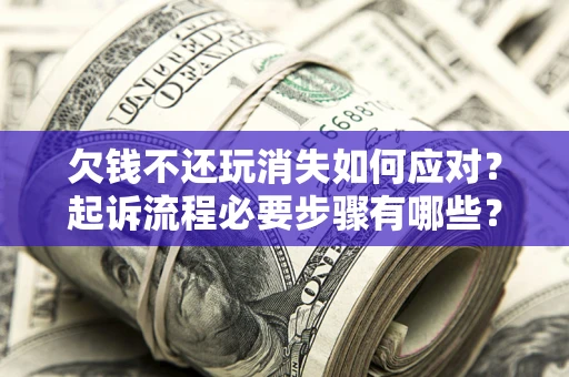 武汉欠钱不还玩消失如何应对？起诉流程必要步骤有哪些？